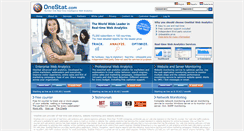 Desktop Screenshot of onestat.com